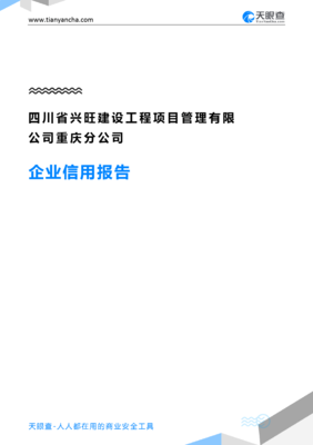 四川省兴旺建设工程项目管理重庆分公司企业信用报告深度解读——从商业数据透视重庆建设市场